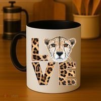 I Love Cheetahs Coffee Mug thumb 4