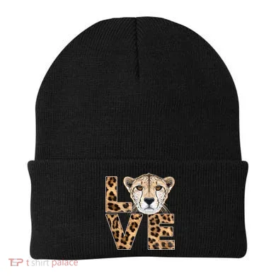 I Love Cheetahs Beanie