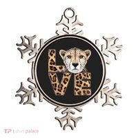 I Love Cheetahs Ornament thumb 0