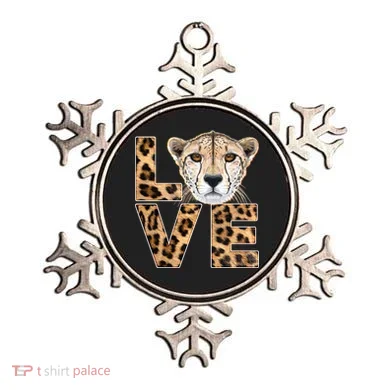 I Love Cheetahs Ornament