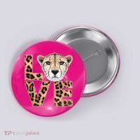 I Love Cheetahs Button thumb 0
