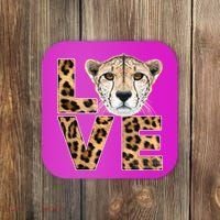 I Love Cheetahs Coaster thumb 0