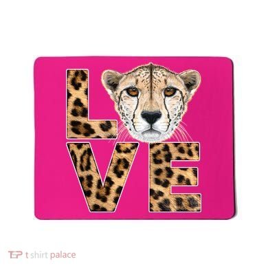 I Love Cheetahs Mousepad