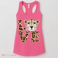 I Love Cheetahs Women's Tank Top thumb 0
