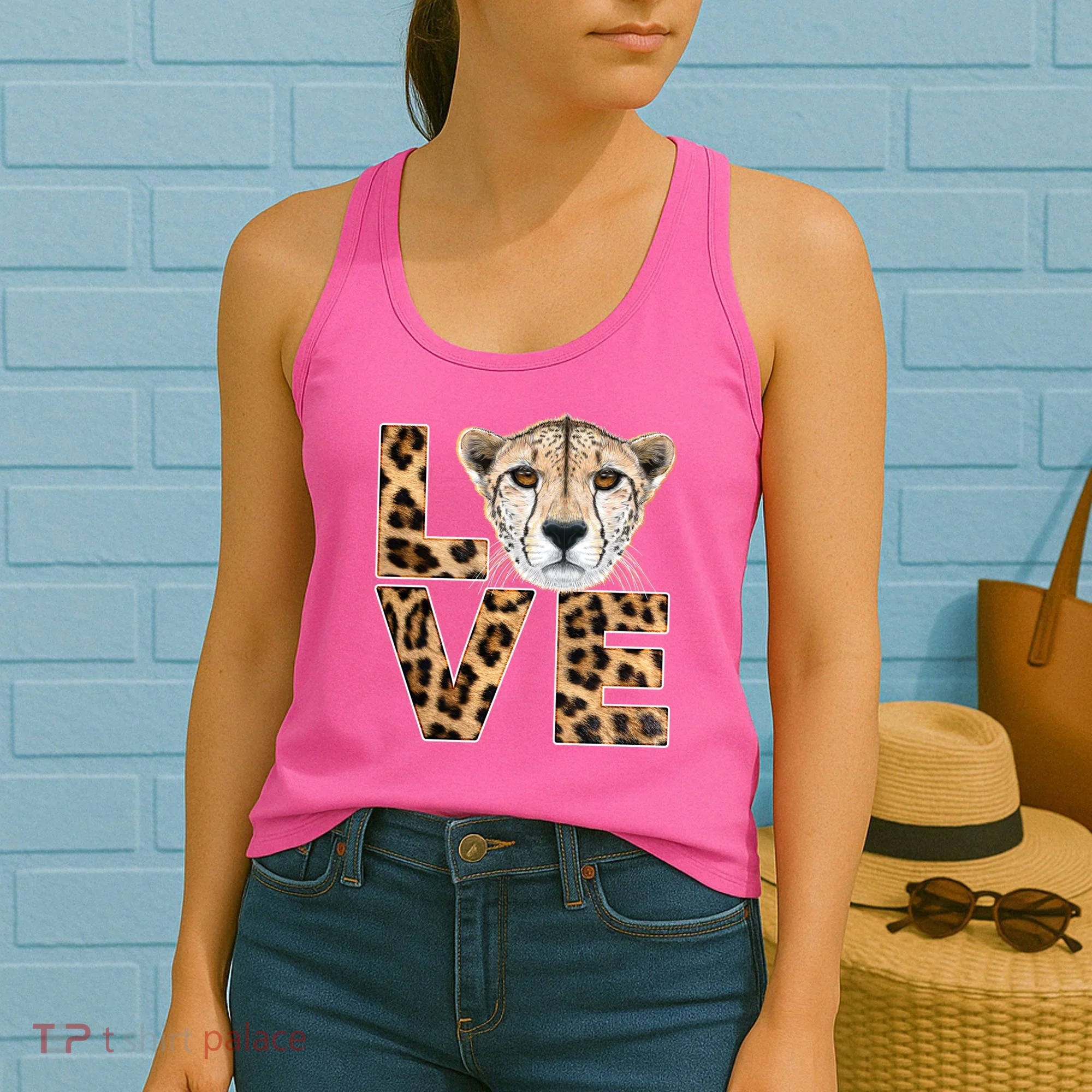 I Love Cheetahs Women's Tank Top