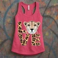 I Love Cheetahs Women's Tank Top thumb 3