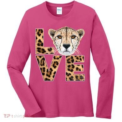 I Love Cheetahs Women's Long Sleeve Shirt
