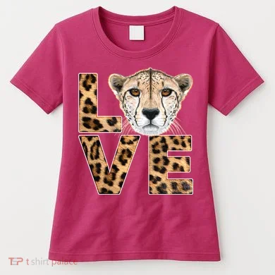 I Love Cheetahs Women's T-Shirt