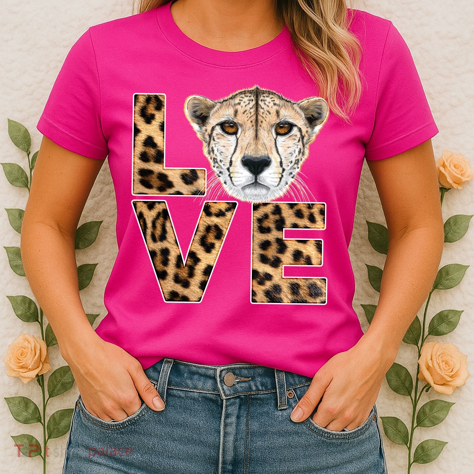 I Love Cheetahs Women's T-Shirt