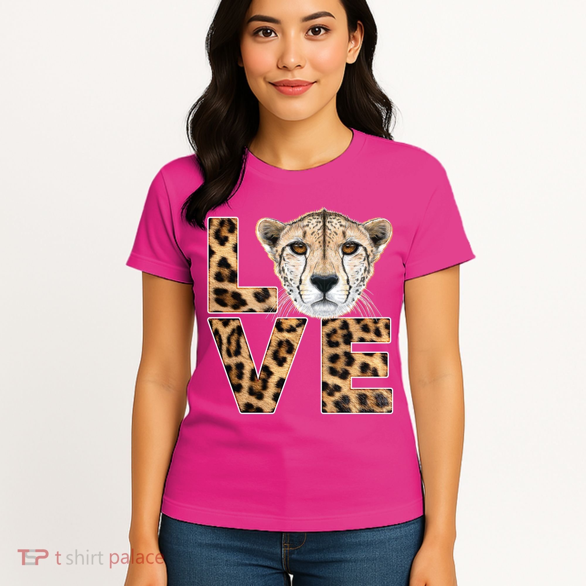 I Love Cheetahs Women's T-Shirt