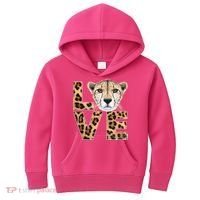 I Love Cheetahs Kids Hoodie thumb 0