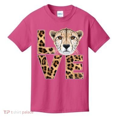 I Love Cheetahs Kids T-Shirt