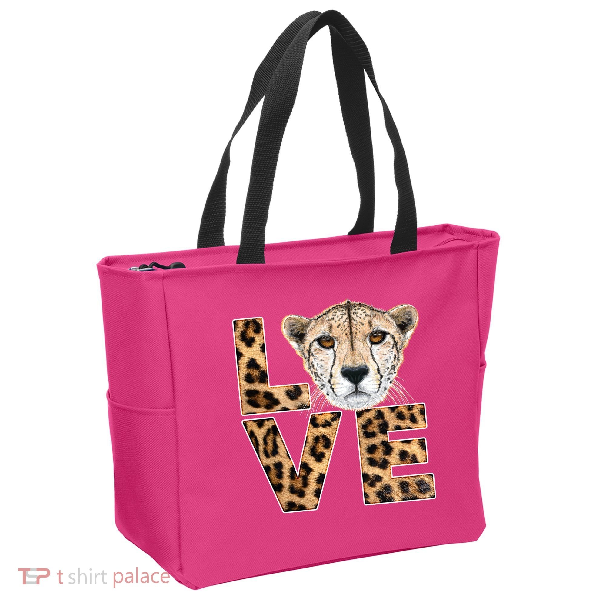 I Love Cheetahs Tote Bag