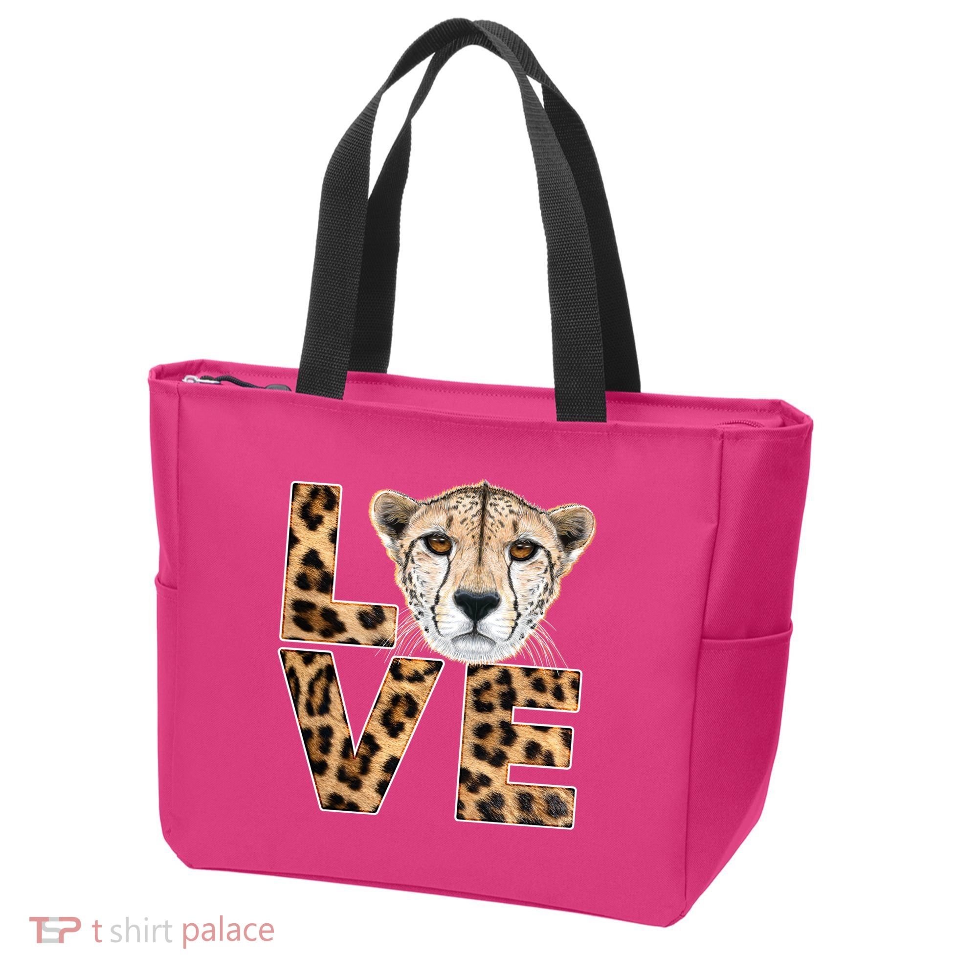 I Love Cheetahs Tote Bag