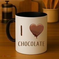 I Love Chocolate Coffee Mug thumb 4