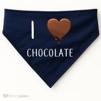 I Love Chocolate USA-Made Doggie Bandana thumb 0