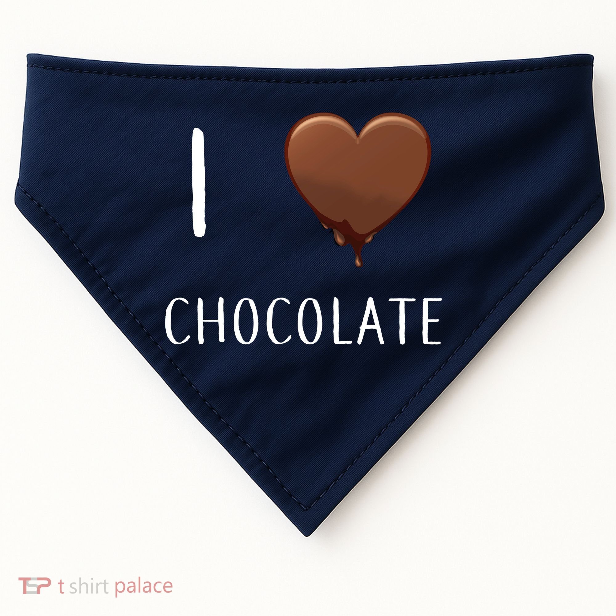 I Love Chocolate USA-Made Doggie Bandana