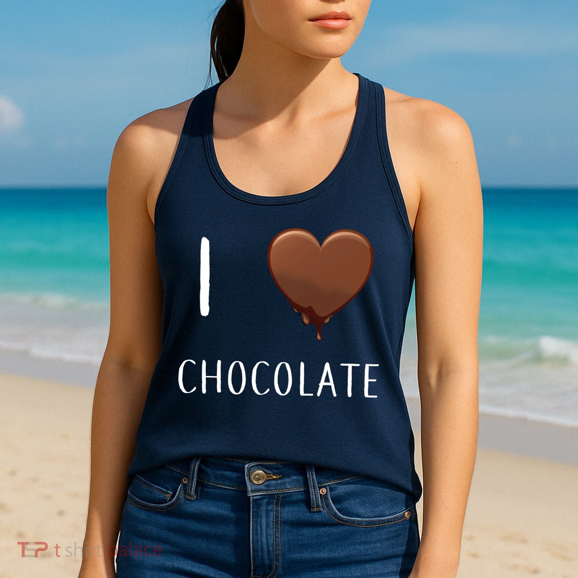 I Love Chocolate Women's Tank Top
