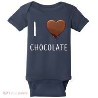 I Love Chocolate Baby Bodysuit thumb 0