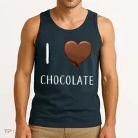 I Love Chocolate Tank Top thumb 3