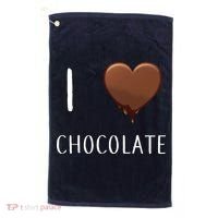 I Love Chocolate Golf Towel thumb 0