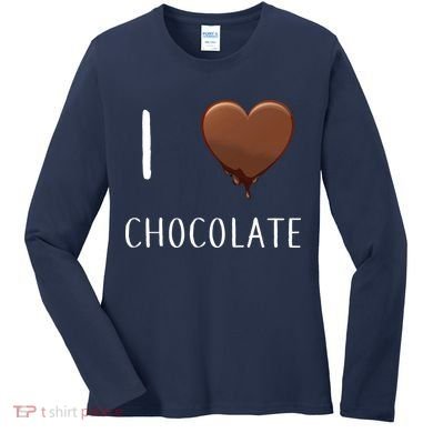 I Love Chocolate Women's Long Sleeve Shirt