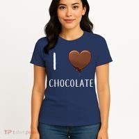 I Love Chocolate Women's T-Shirt thumb 4