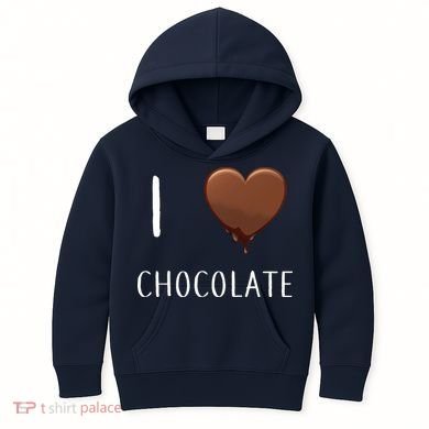 I Love Chocolate Kids Hoodie