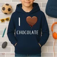 I Love Chocolate Kids Hoodie thumb 2