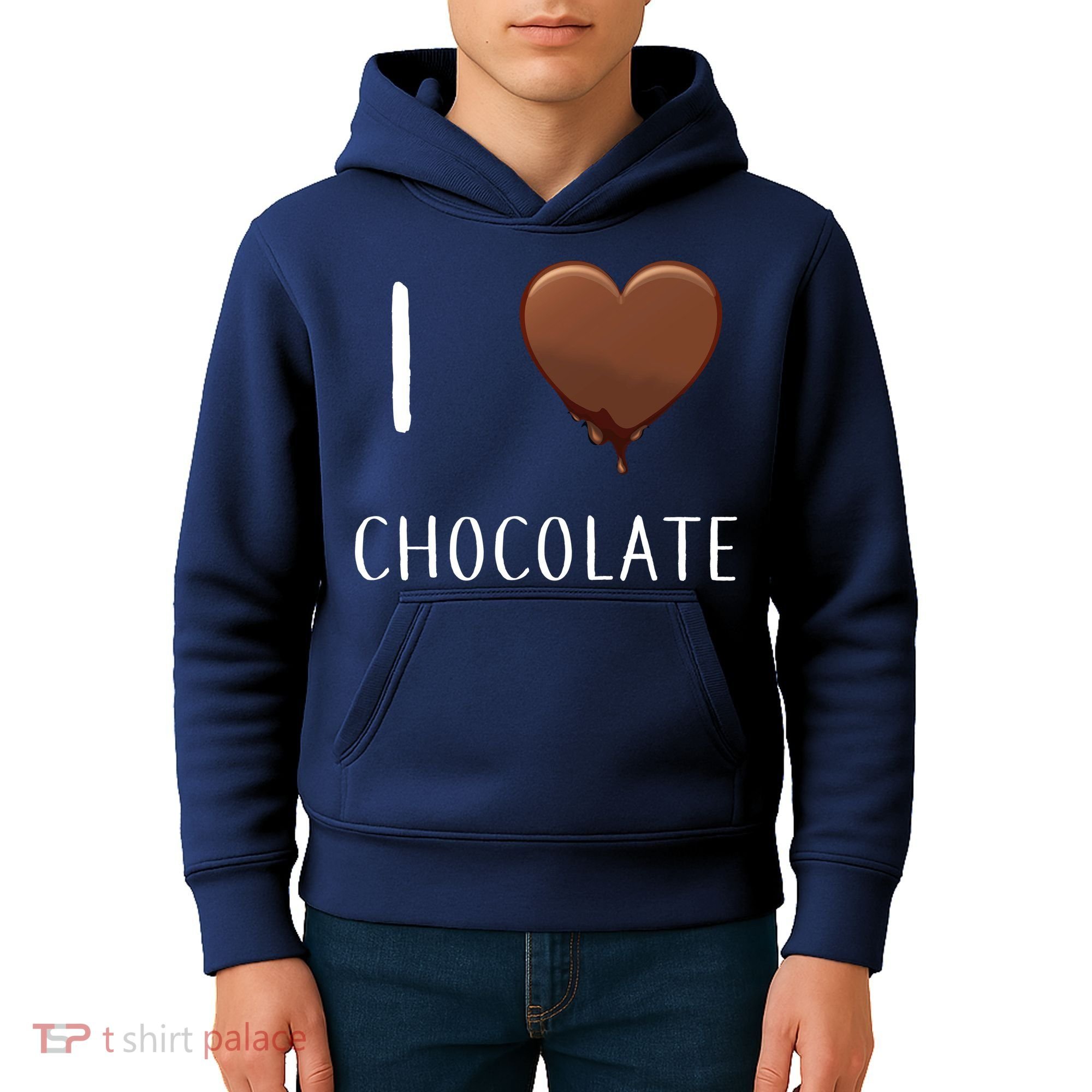 I Love Chocolate Kids Hoodie