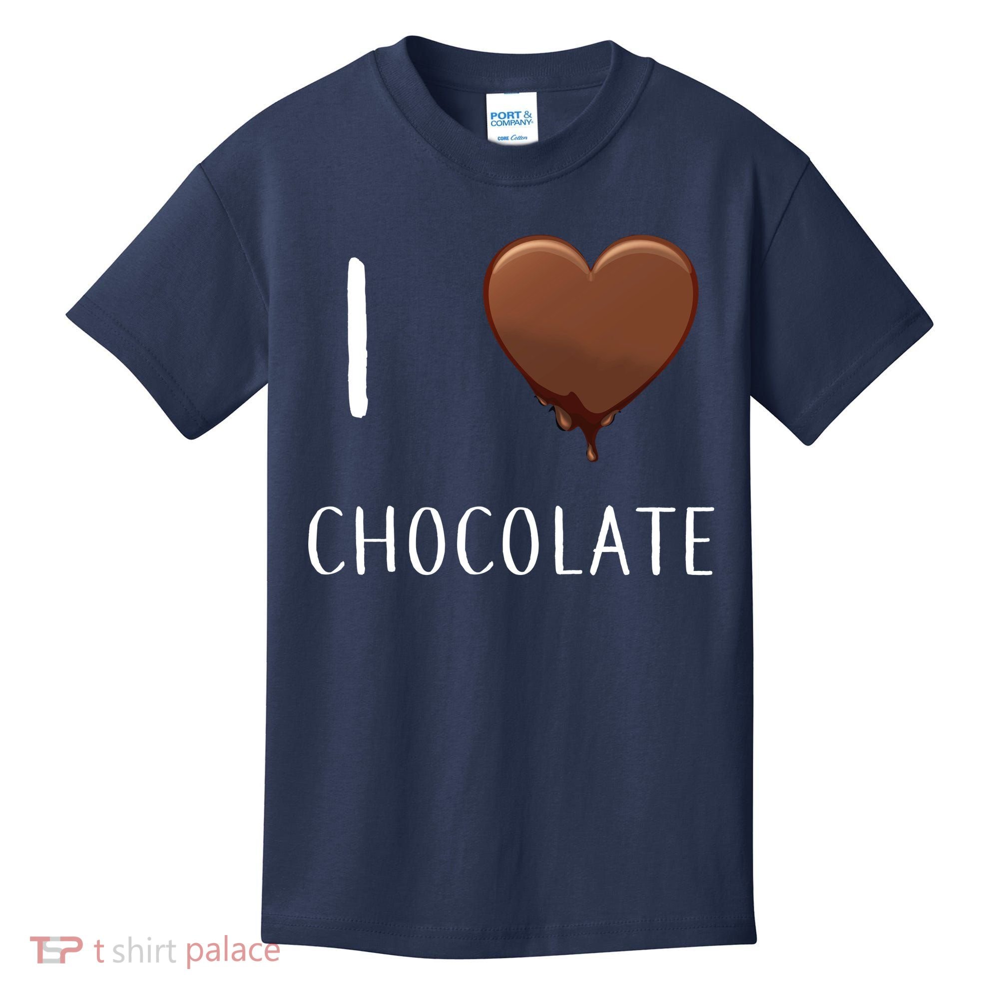 I Love Chocolate Kids T-Shirt