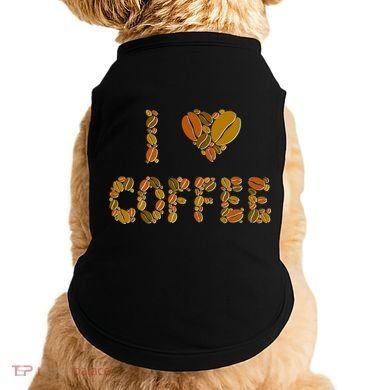 I Love Coffee Doggie Tank