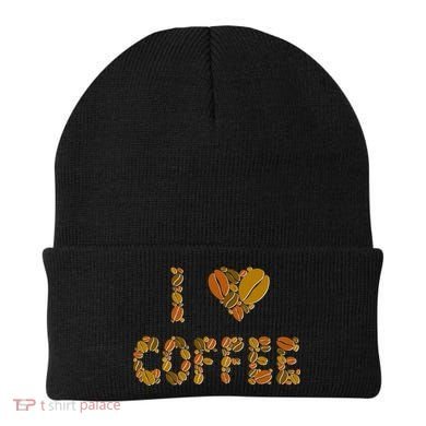 I Love Coffee Beanie