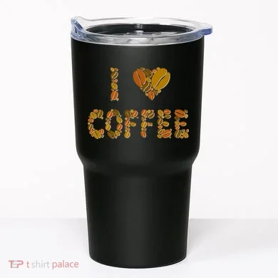 I Love Coffee Tumbler