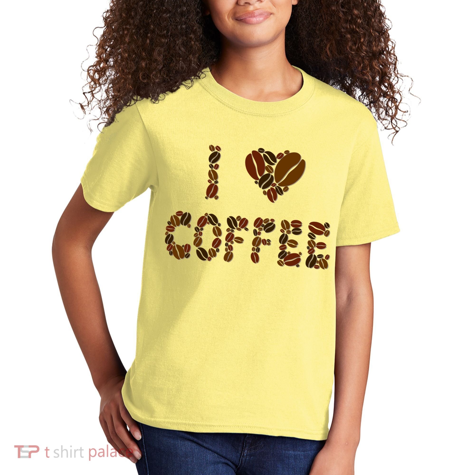 I Love Coffee Kids T-Shirt
