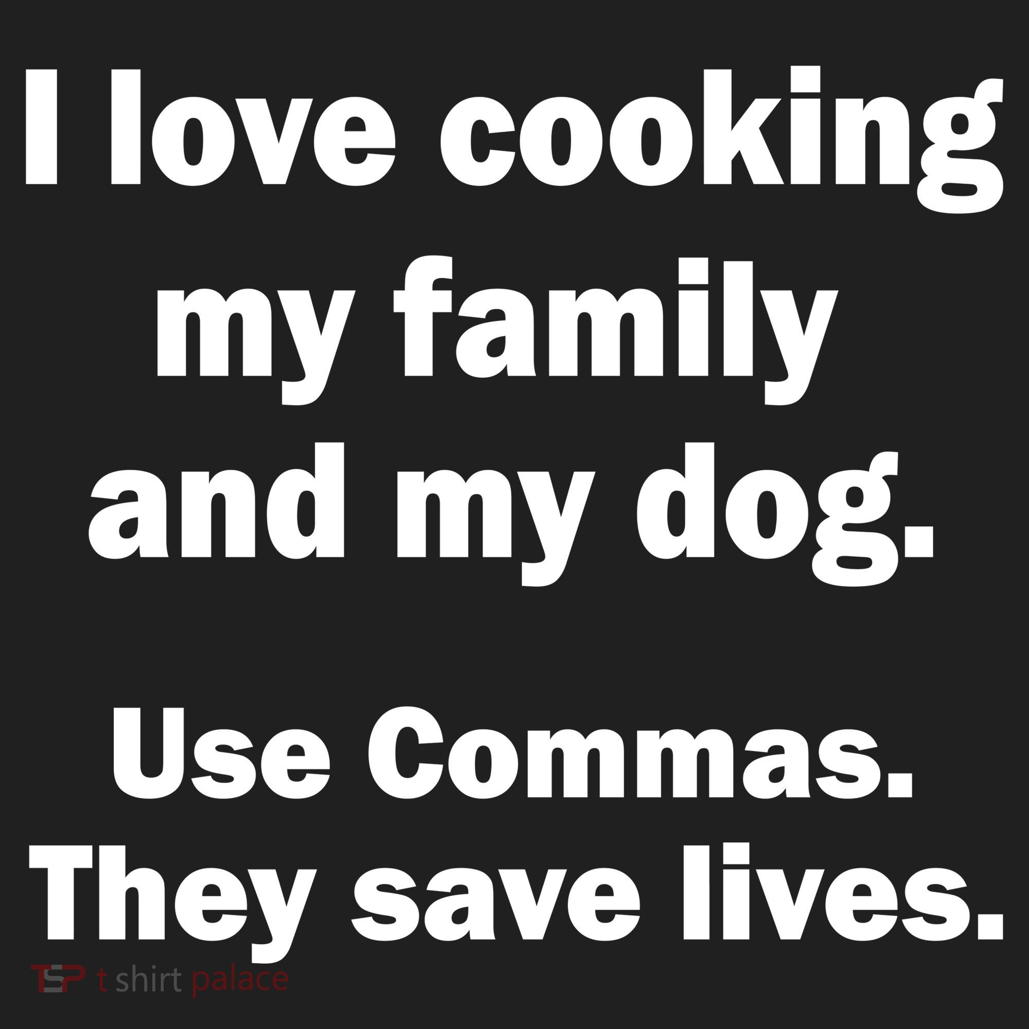 I Love Cooking My Family Commas Save Lives Beanie