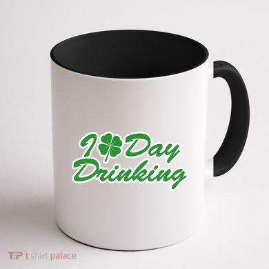 I Love Day Drinking Coffee Mug back