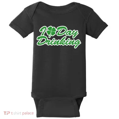 I Love Day Drinking Baby Bodysuit