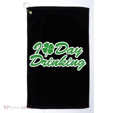 I Love Day Drinking Golf Towel