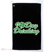 I Love Day Drinking Golf Towel thumb 0