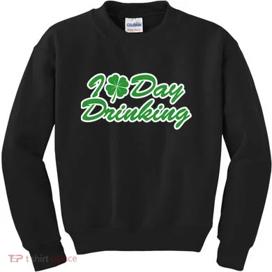 I Love Day Drinking Kids Sweatshirt