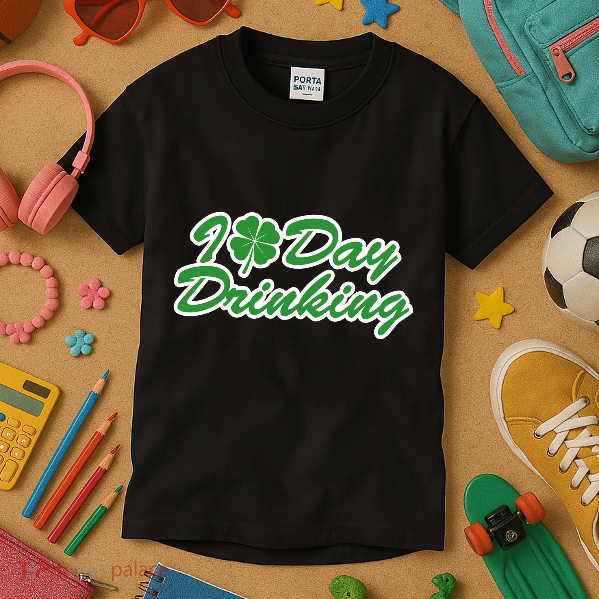 I Love Day Drinking Kids T-Shirt