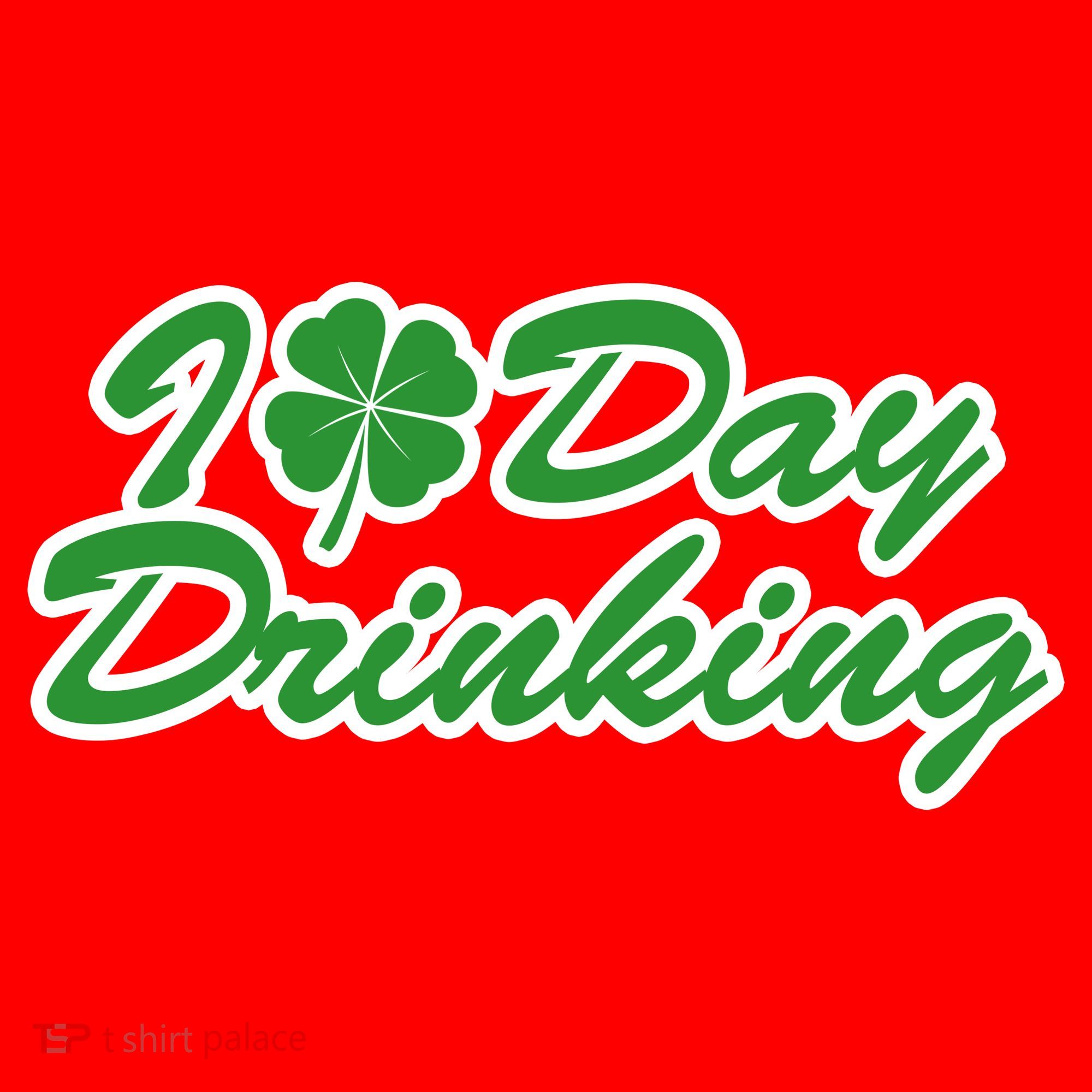 I Love Day Drinking Santa Hat