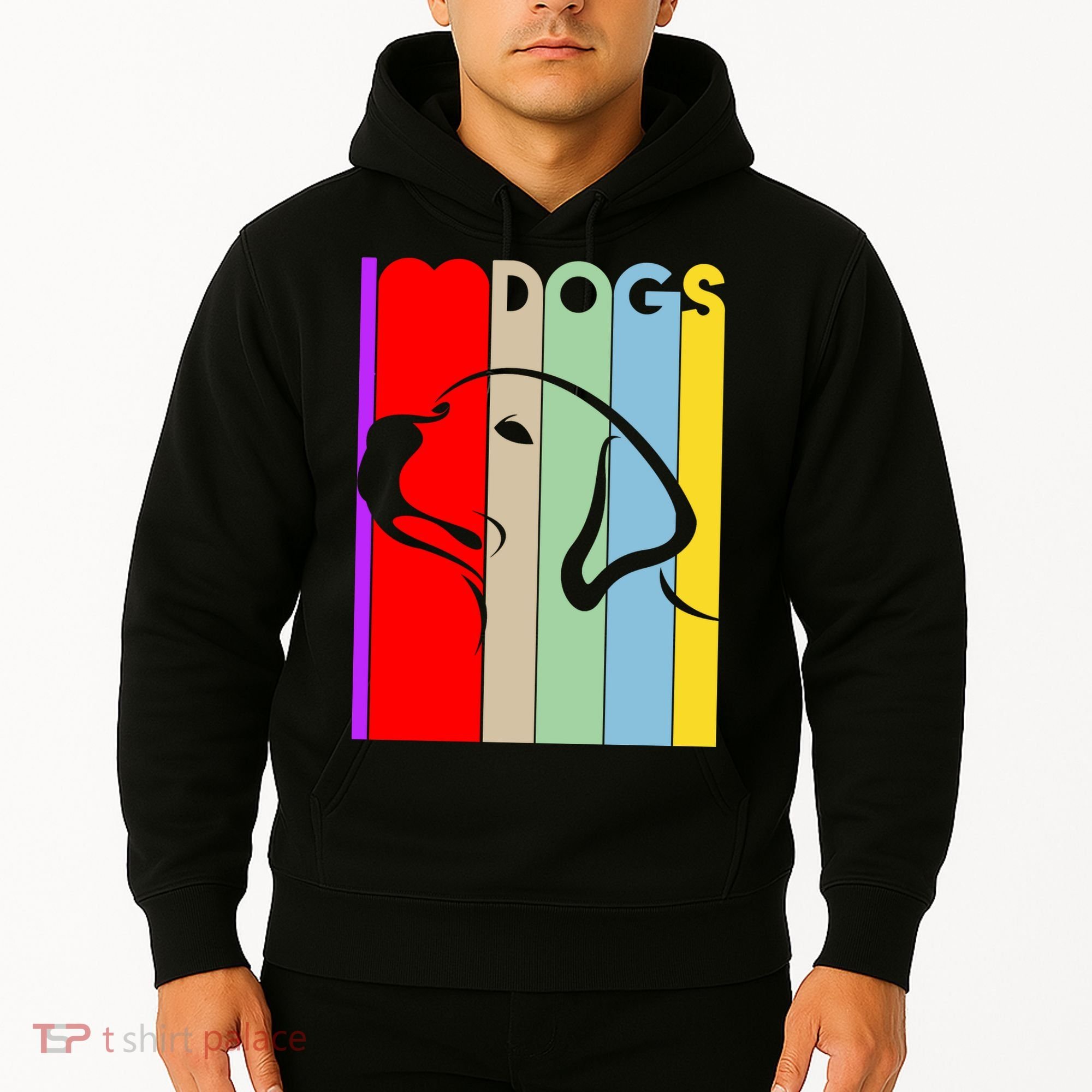 I Love Dogs Cute Dog Lovers Hoodie