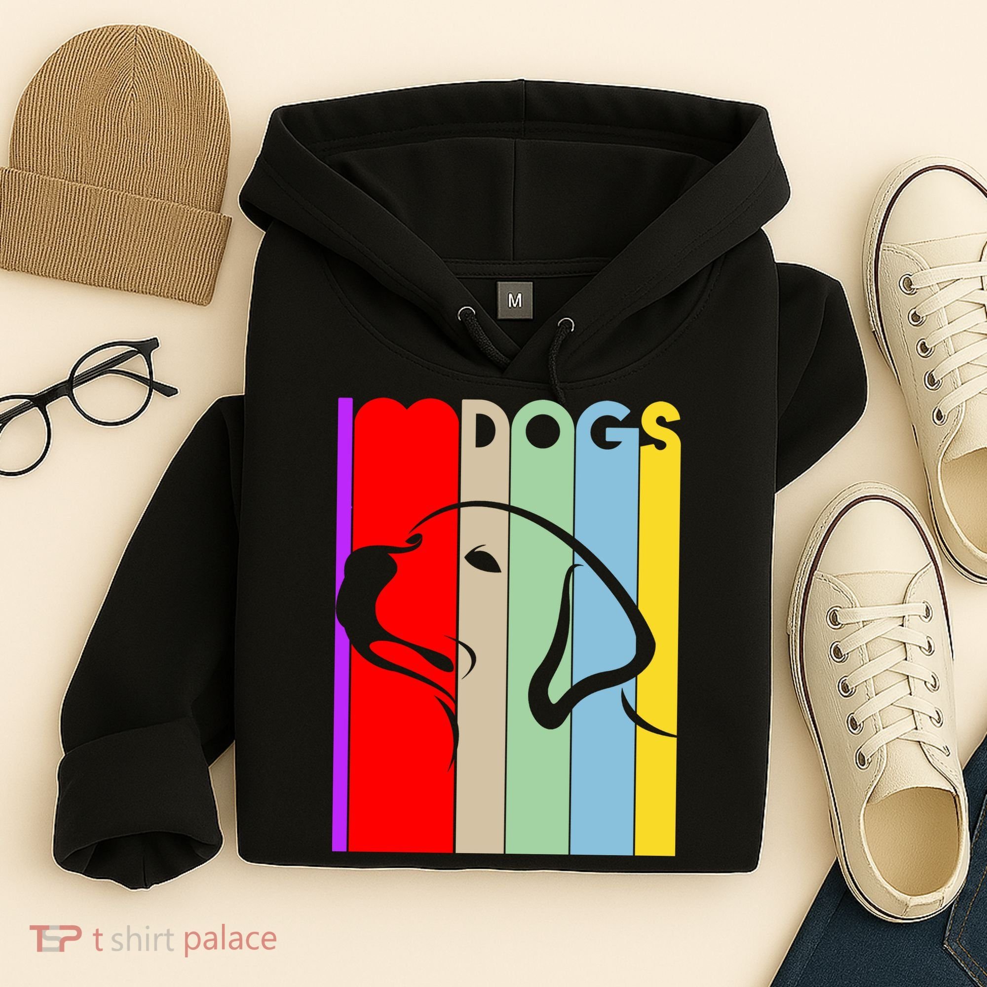 I Love Dogs Cute Dog Lovers Hoodie