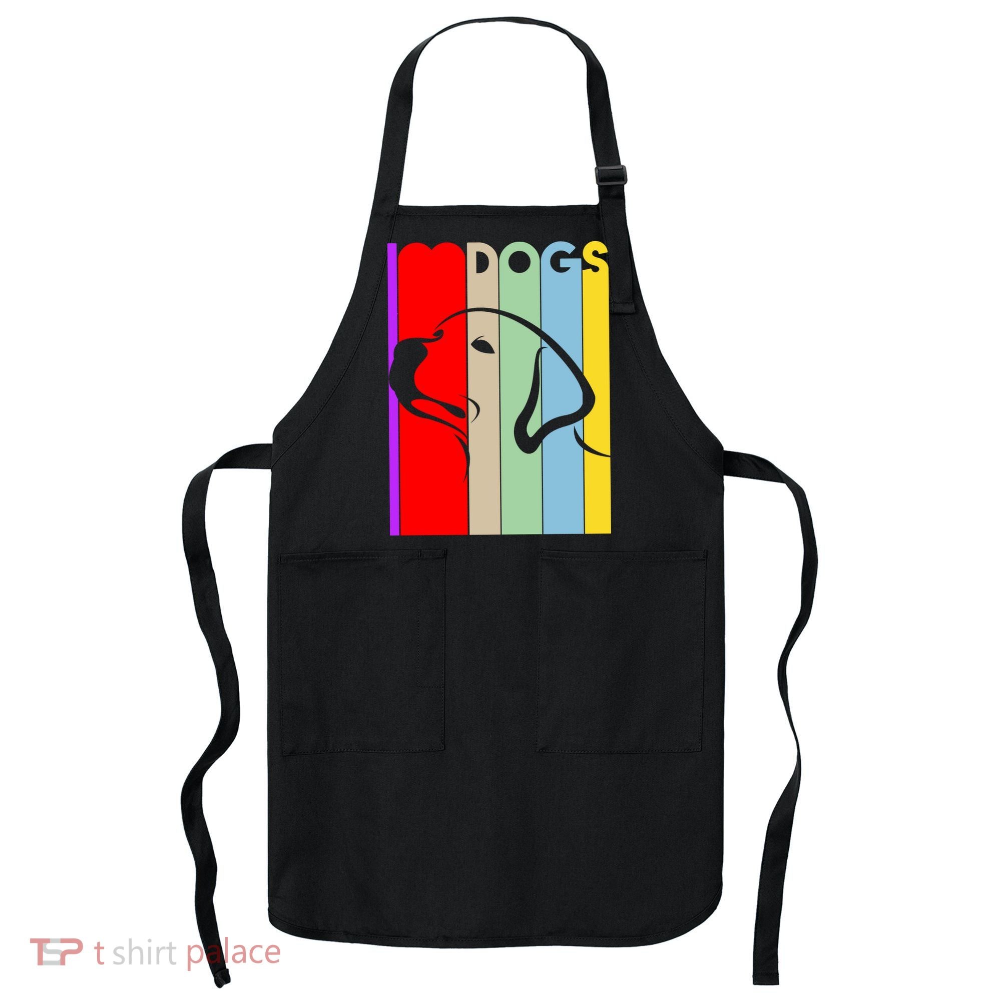 I Love Dogs Cute Dog Lovers Apron