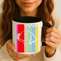 I Love Dogs Cute Dog Lovers Coffee Mug thumb 3
