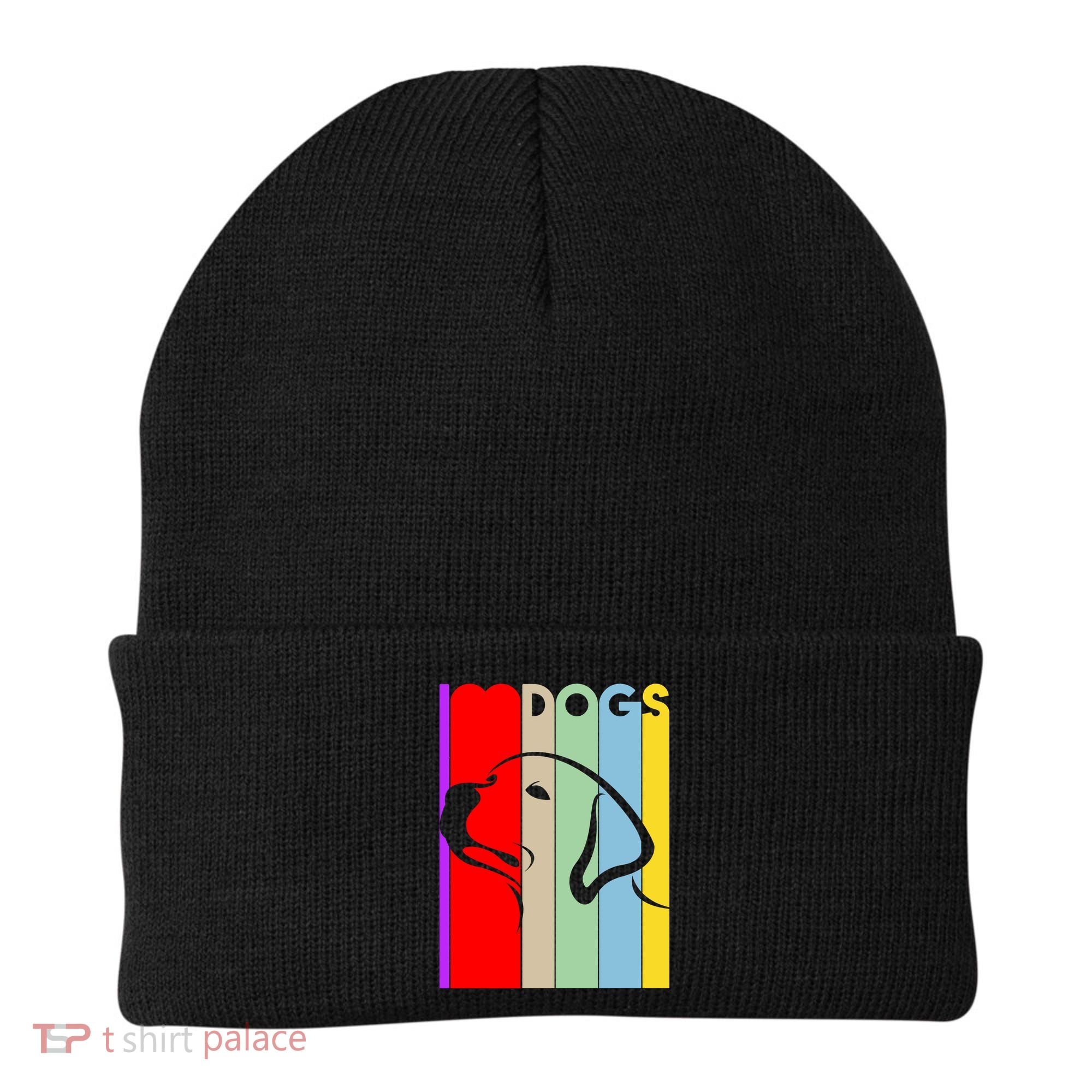 I Love Dogs Cute Dog Lovers Beanie