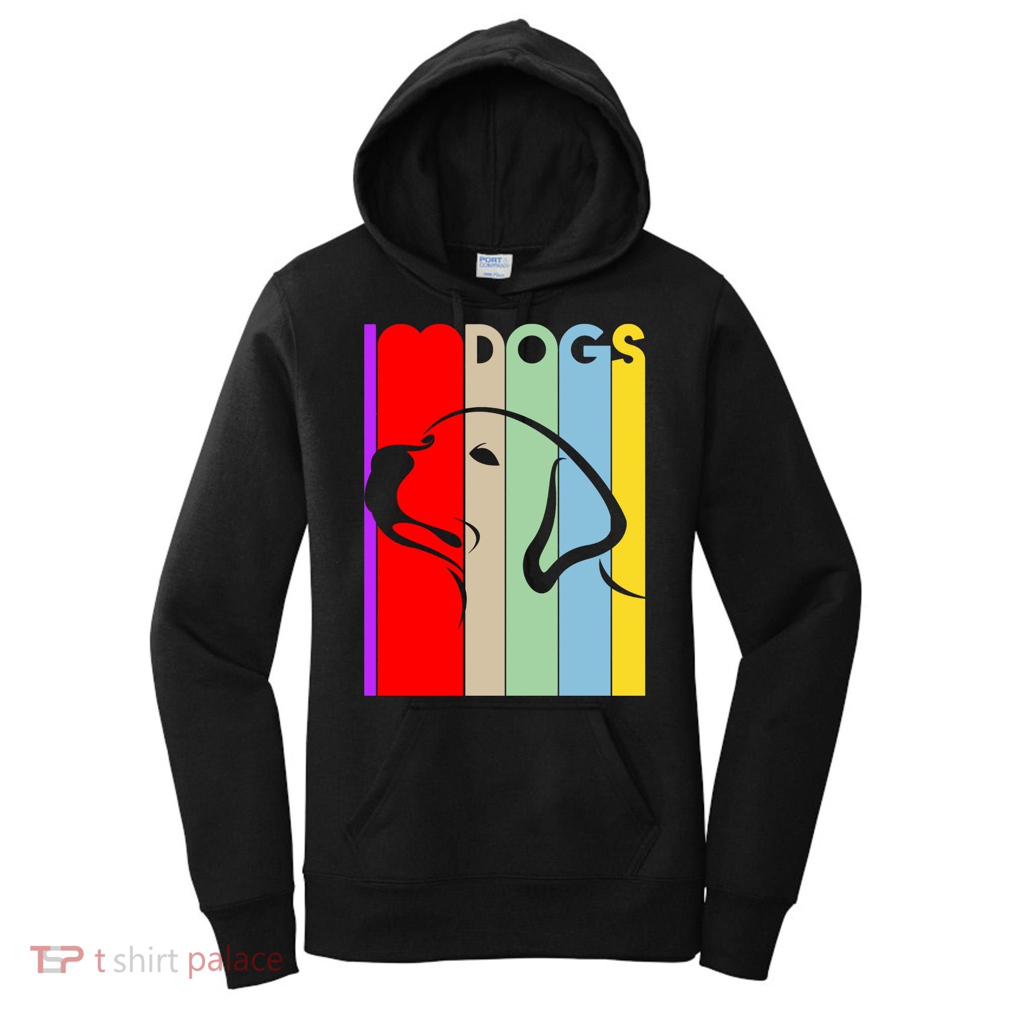 I Love Dogs Cute Dog Lovers Women's Hoodie