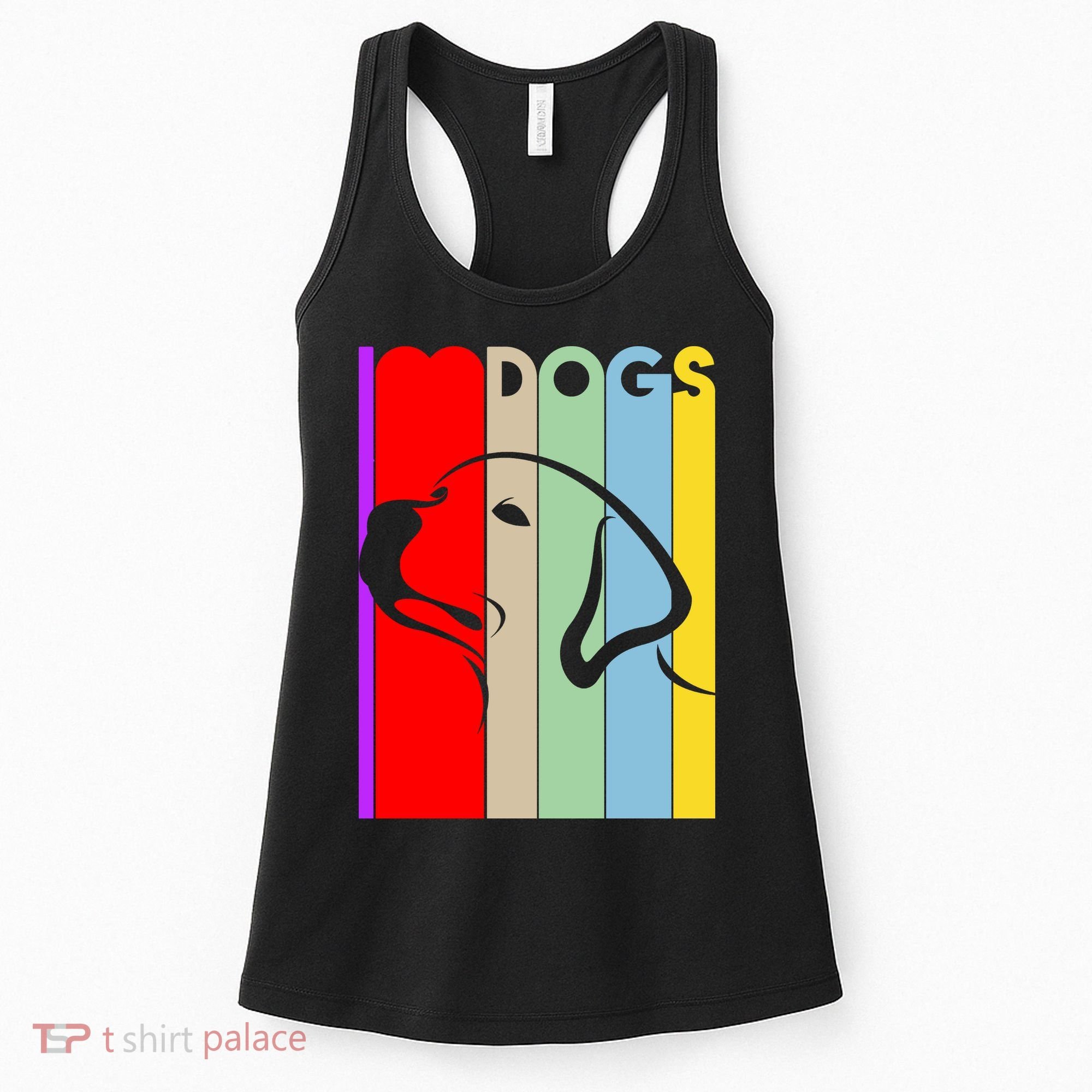 I Love Dogs Cute Dog Lovers Women's Tank Top